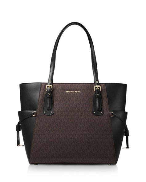 michael kors voyager east west black|Michael Kors Voyager East West Tote Bag .